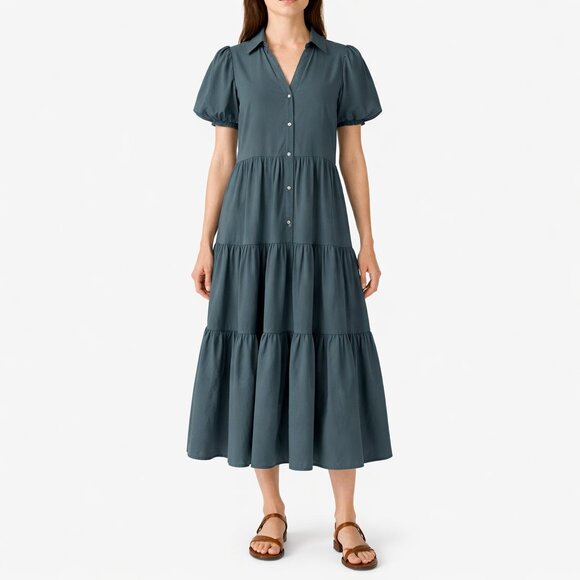 lynsey midi dress black Lynsey Midi Dress Fuchsia